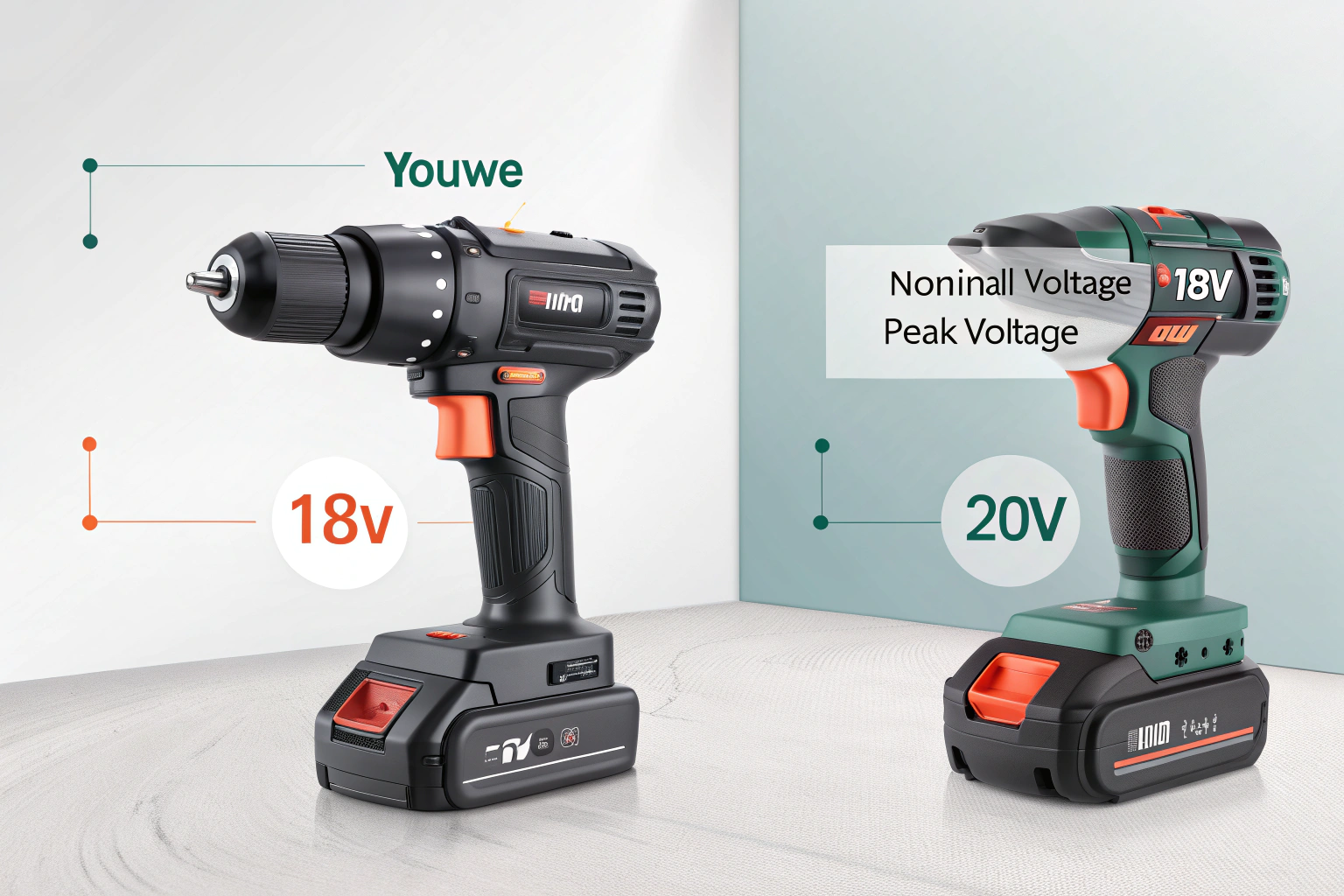 18v vs 20v cordless drill
